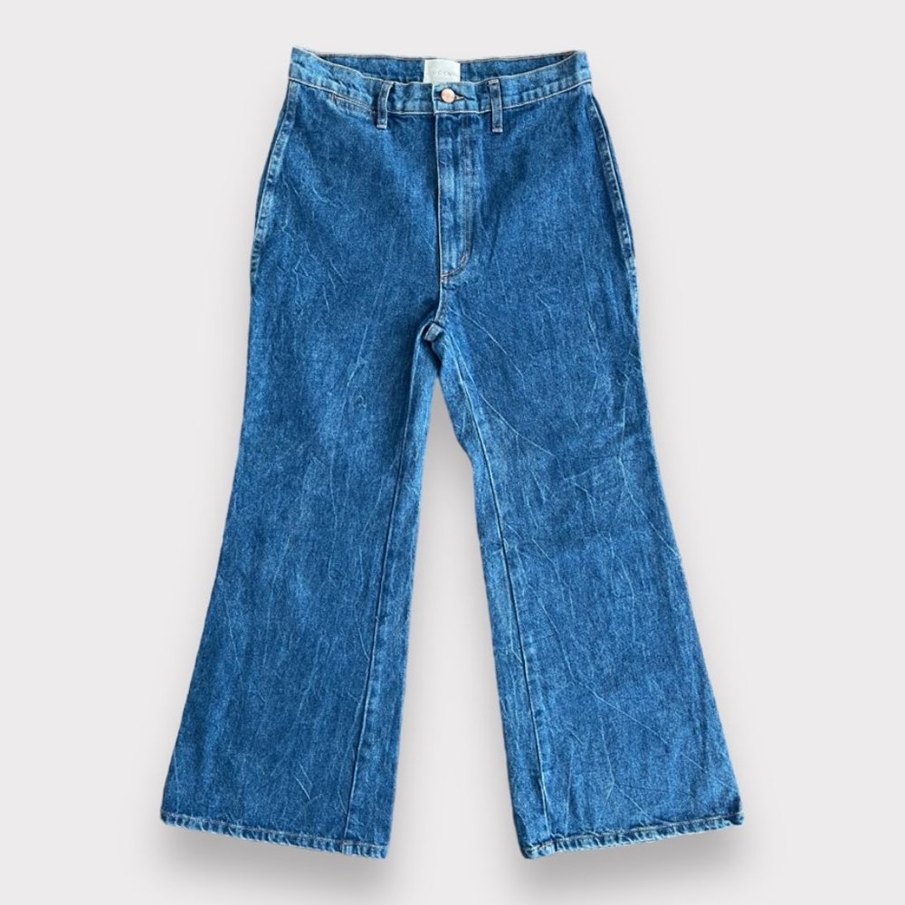 NWOT Doen Authentic Vintage Melody High Rise Flare Denim Jeans Women's Size 29 - Picture 8 of 16